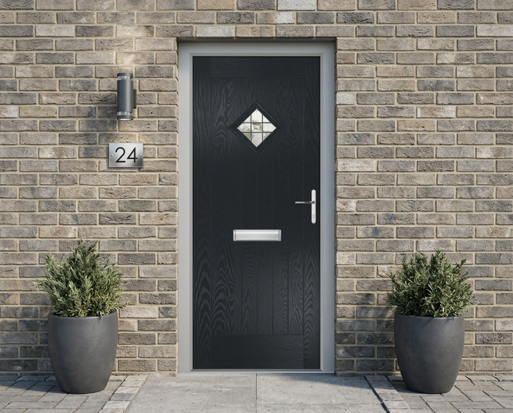 The Strachan Composite Door - Anthracite Grey