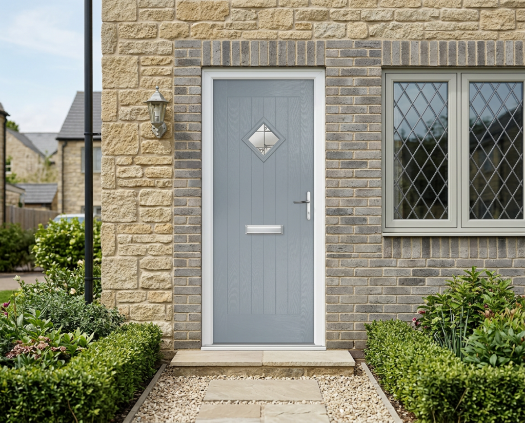 The Strachan Composite Door - Moondust Grey