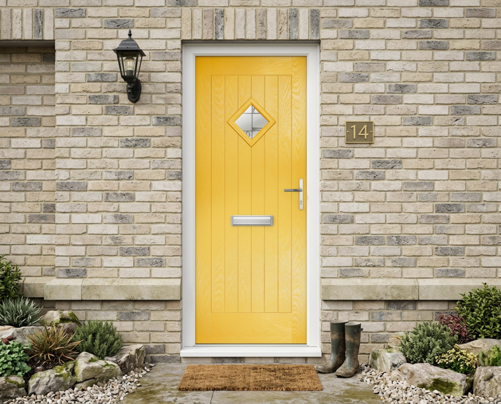 The Strachan Composite Door - Yellow
