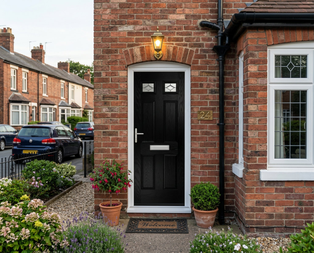 The Beckford Composite Door - Gothic Black