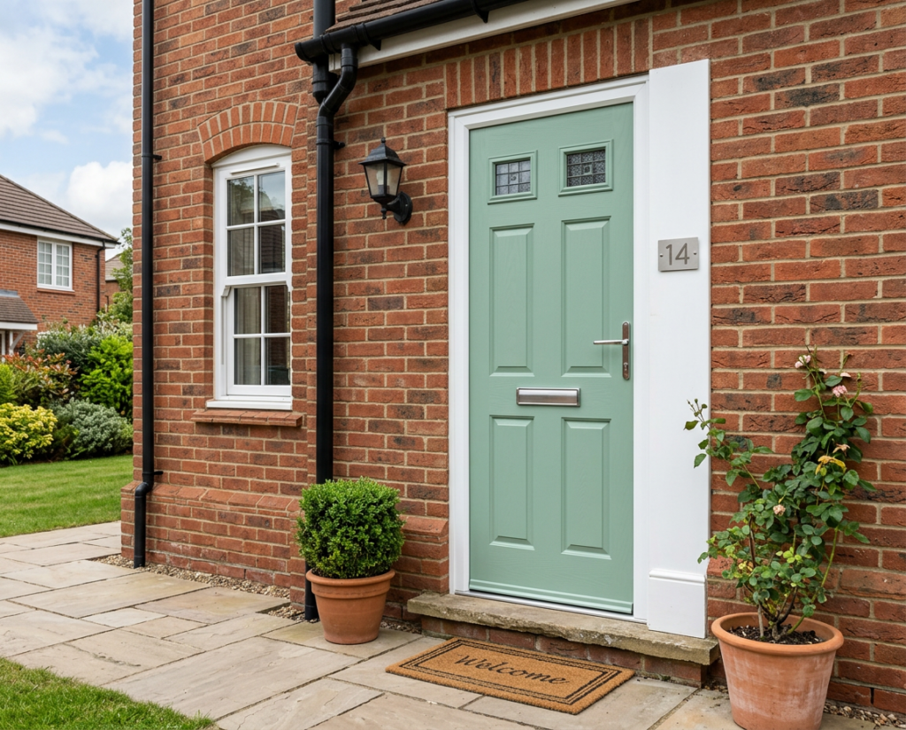 The Beckford Composite Door - Chartwell Green