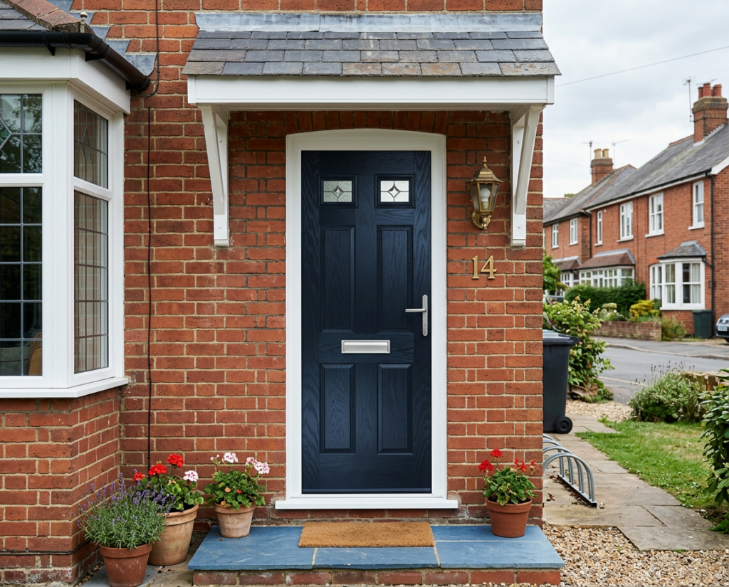 The Beckford Composite Door - Derwent Blue