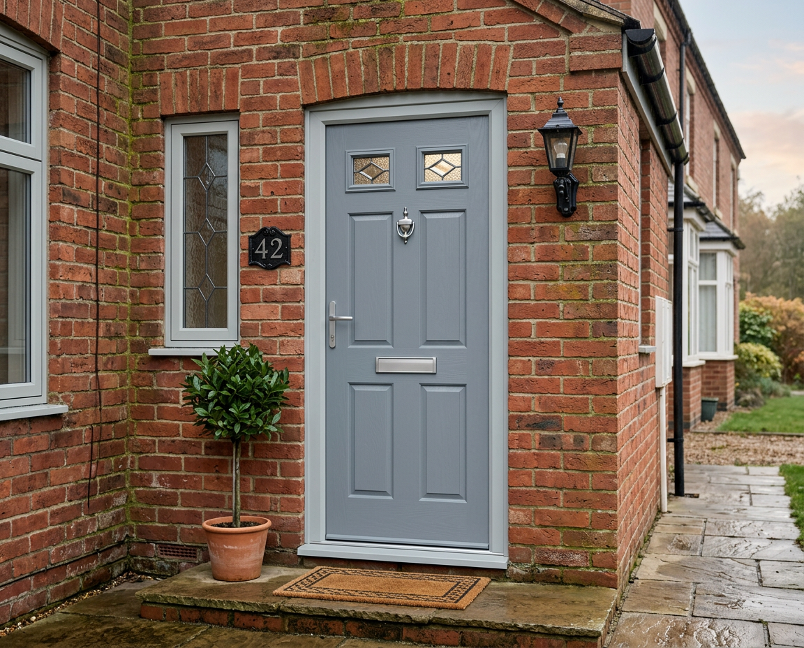 The Beckford Composite Door - Moondust Grey
