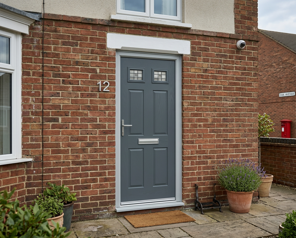 The Beckford Composite Door - Slate Grey