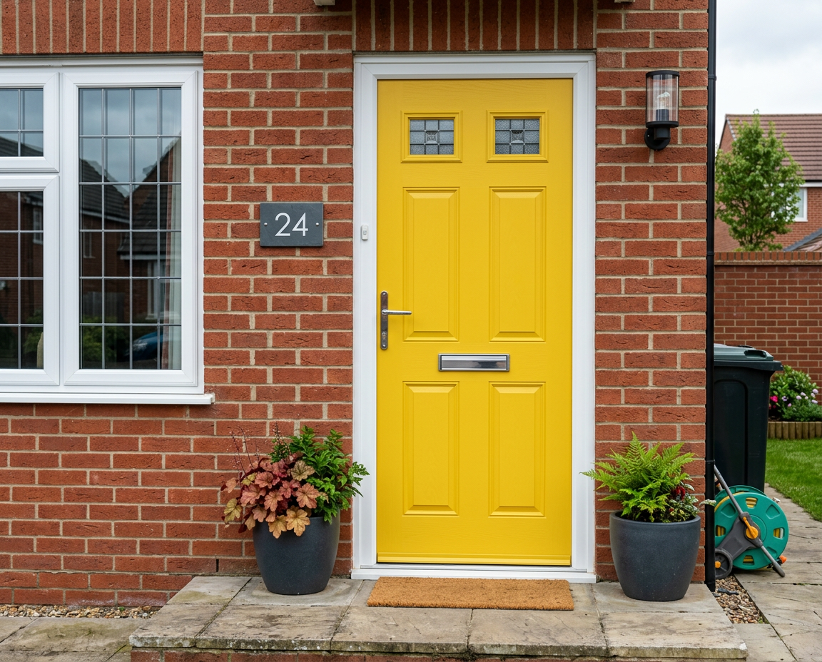 The Beckford Composite Door - Yellow