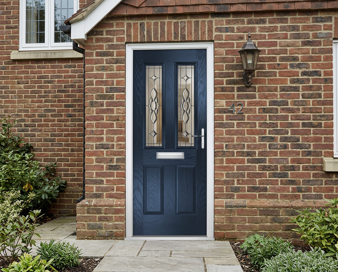The Charles Composite Door - Derwent Blue