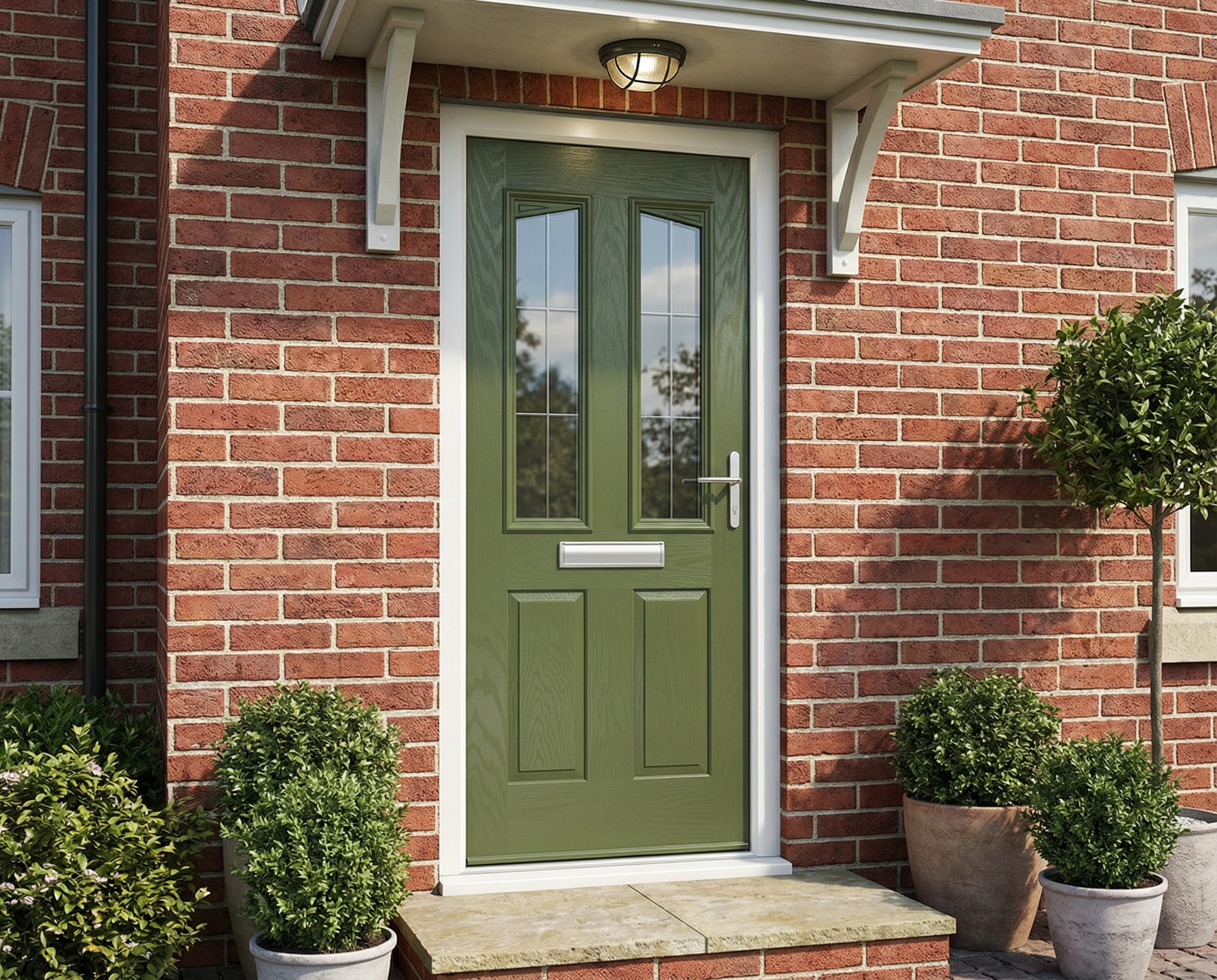 The Clarke Composite Door - Reed Green