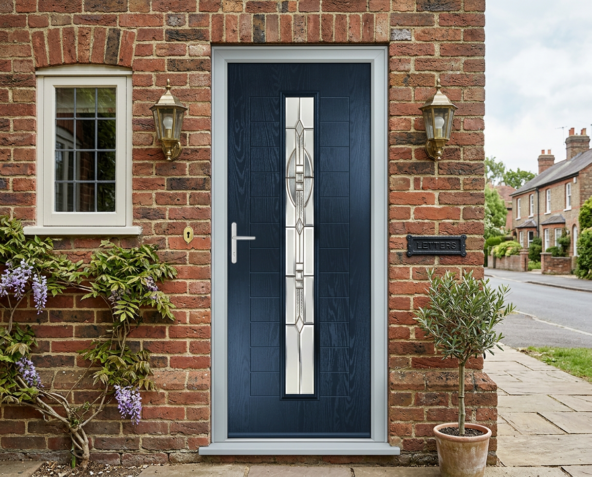 The Gray Composite Door - Derwent Blue