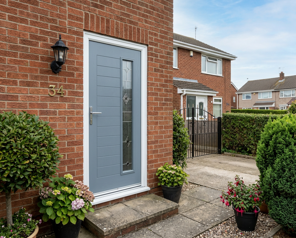 The Gray Composite Door - Moondust Grey