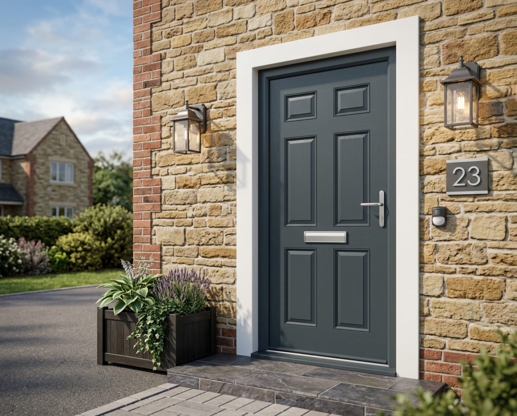 The Hall Composite Door - Anthracite Grey