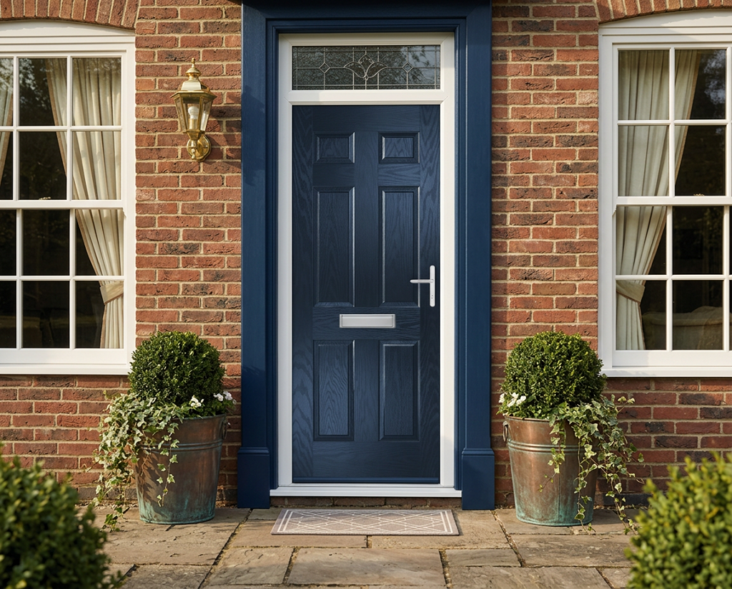 The Hall Composite Door - Derwent Blue