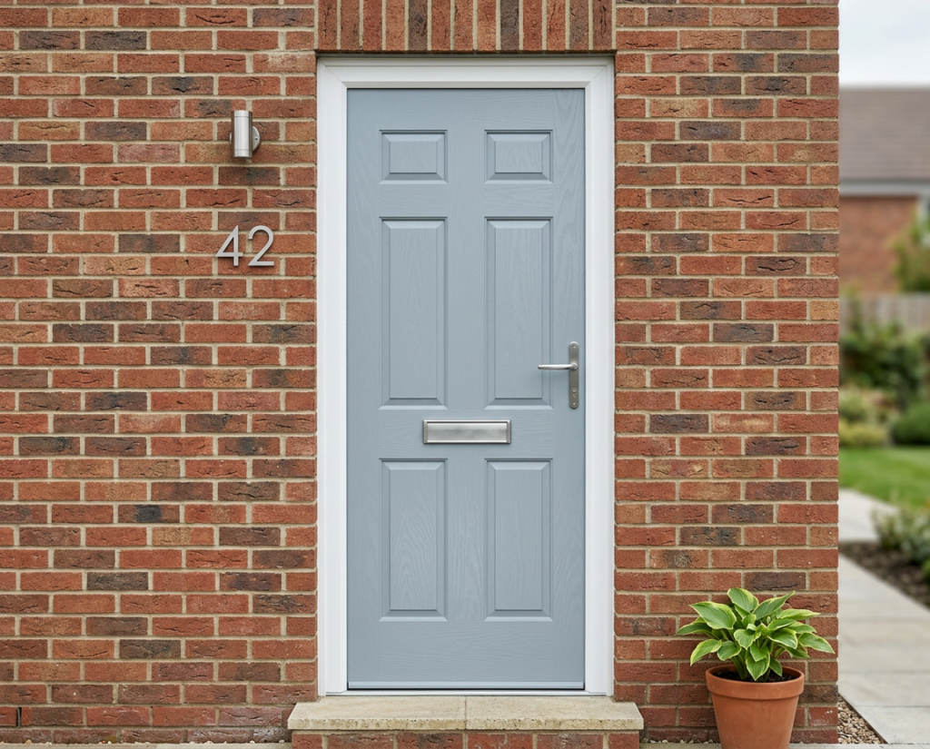 The Hall Composite Door - Moondust Grey