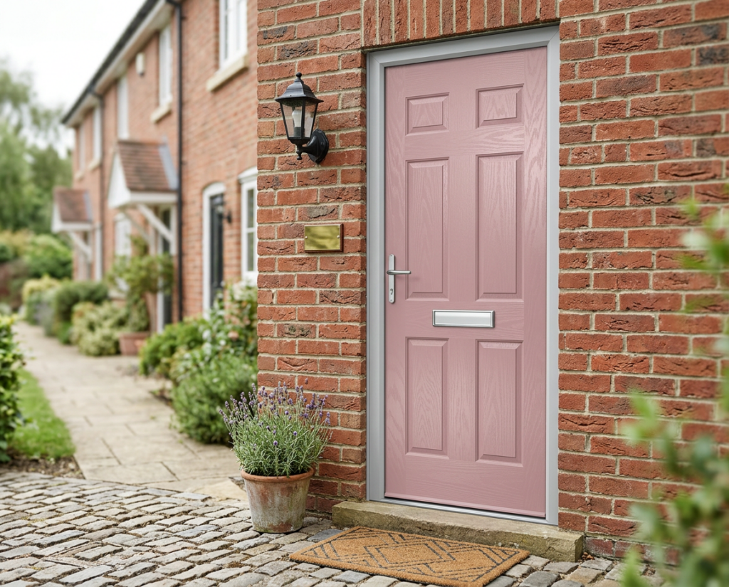 The Hall Composite Door - Pink