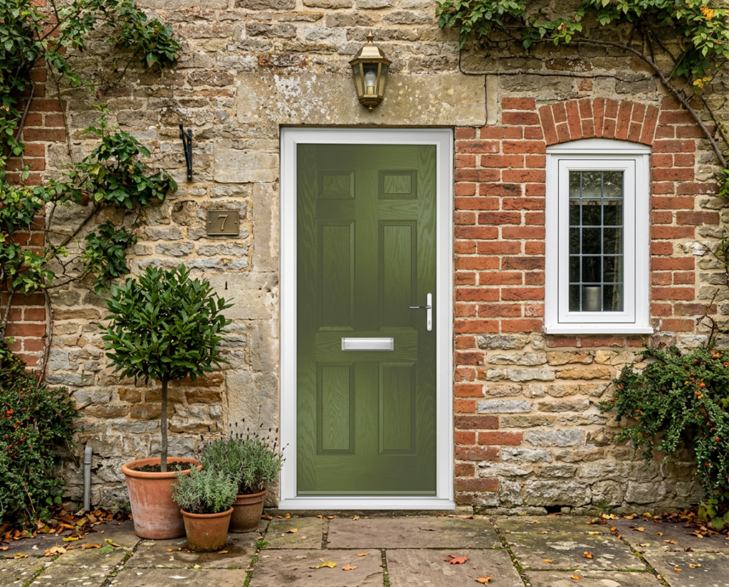 The Hall Composite Door - Reed Green