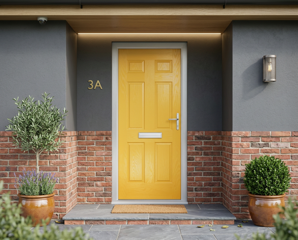 The Hall Composite Door - Yellow