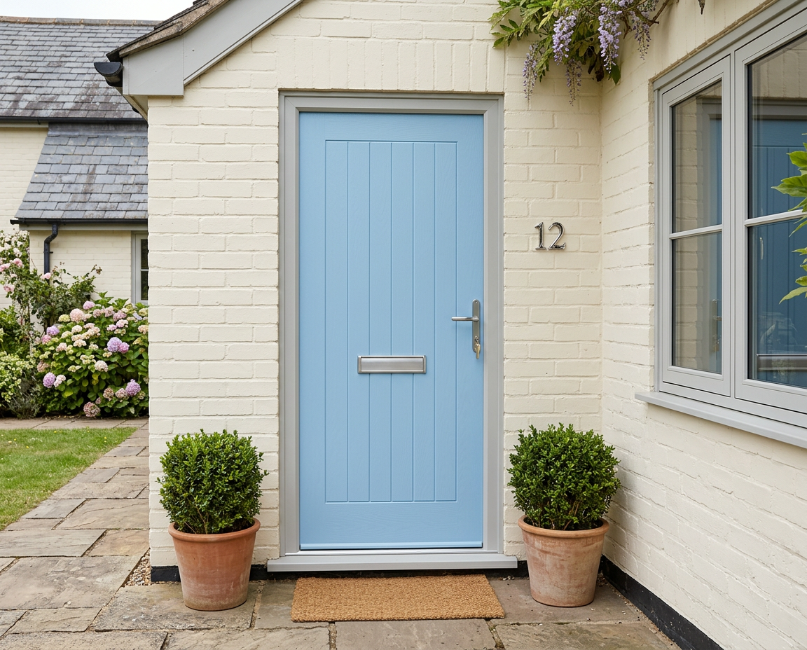 The Phillips Composite Door - Egg Blue