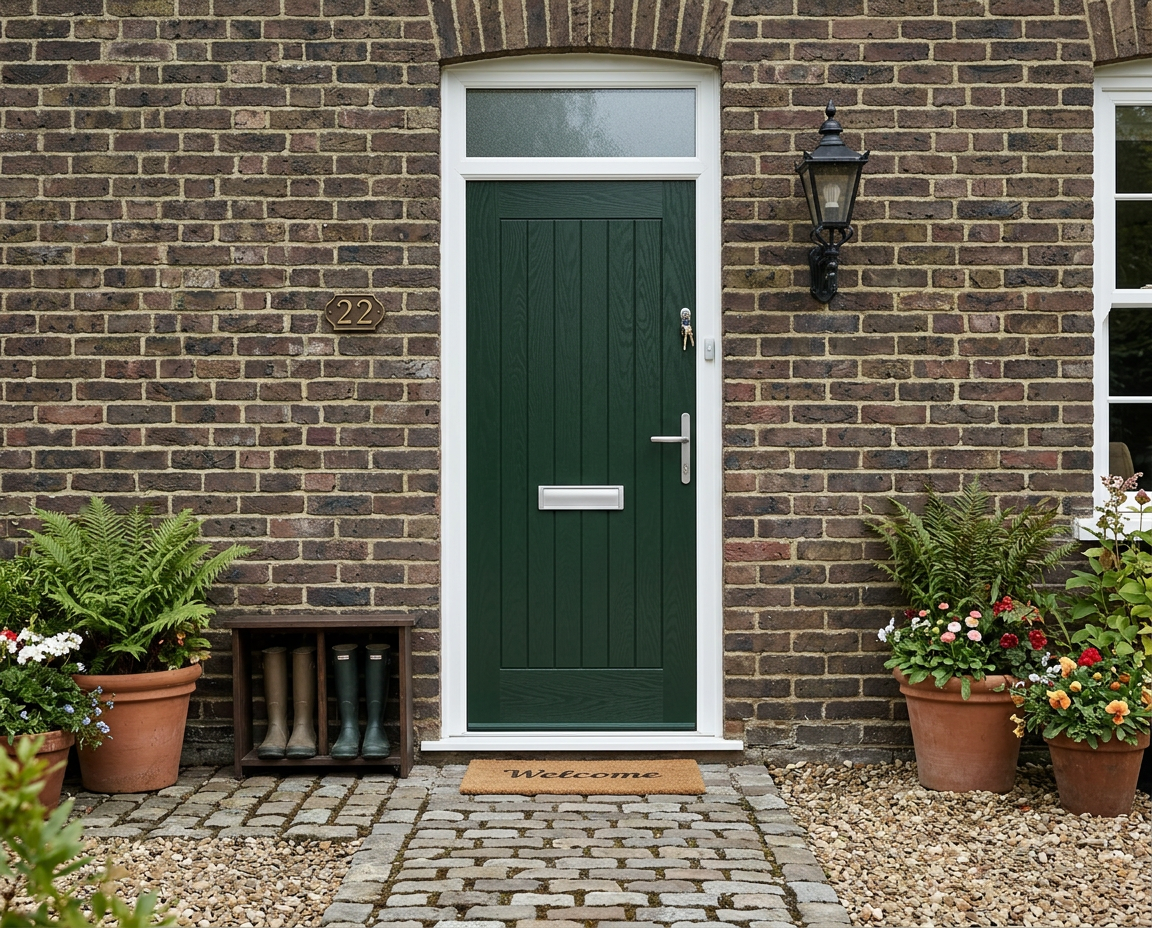 The Phillips Composite Door - Heritage Green