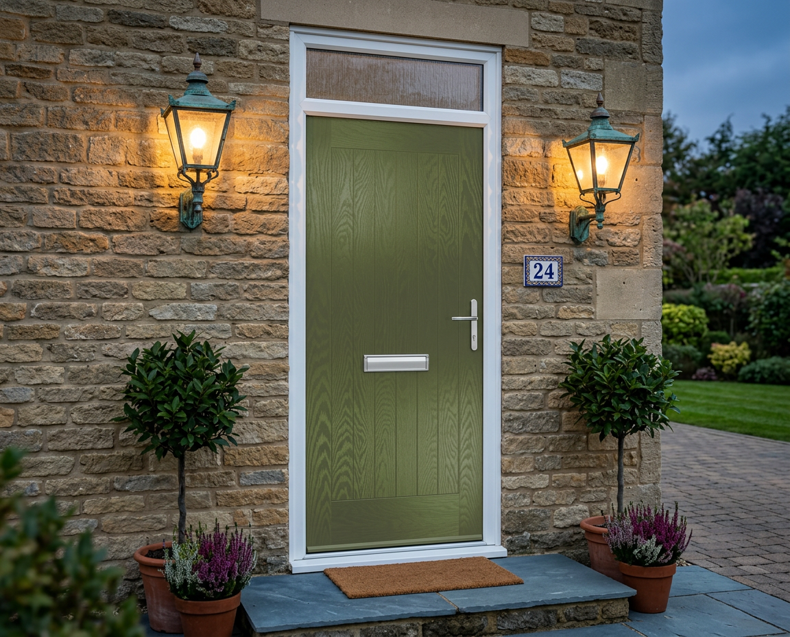 The Phillips Composite Door - Reed Green