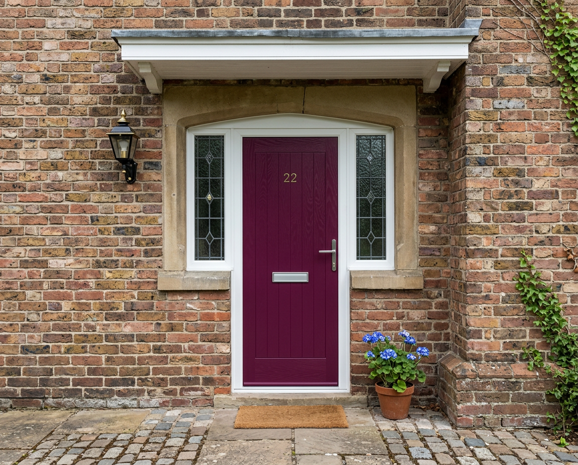 The Phillips Composite Door - Royal Magenta