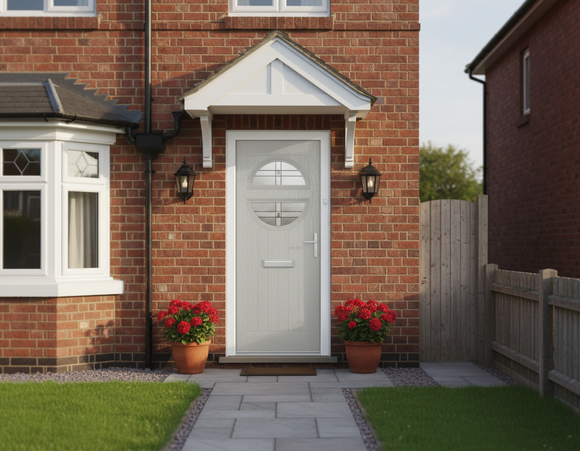 The Revie Composite Door - Agate Grey