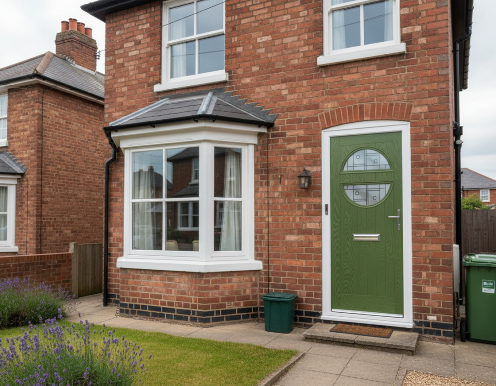 The Revie Composite Door - Reed Green