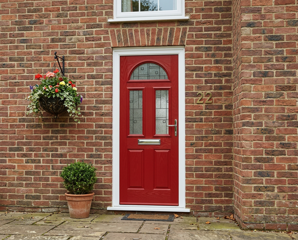 The Sinfield Composite Door - Berry Red