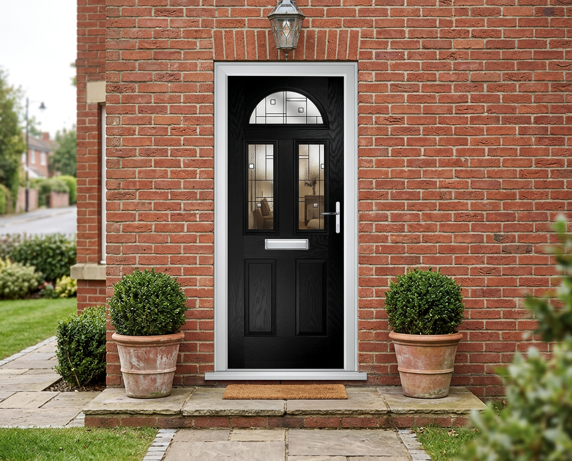 The Sinfield Composite Door - Gothic Black