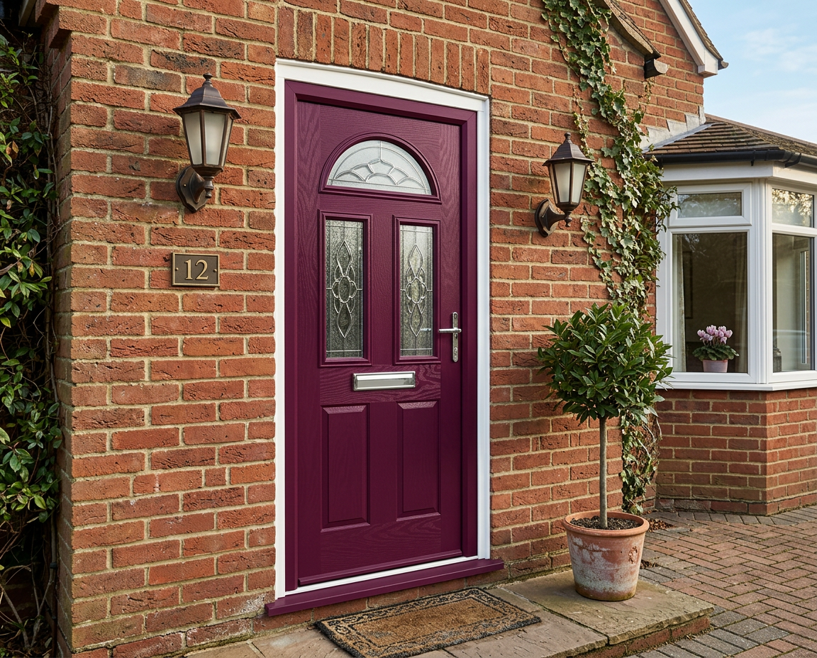 The Sinfield Composite Door - Royal Magenta