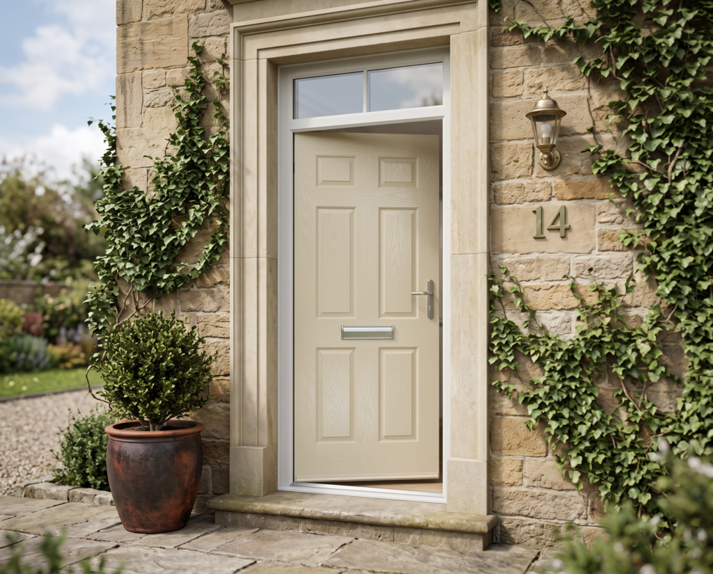 The Hall Composite Door - Cream